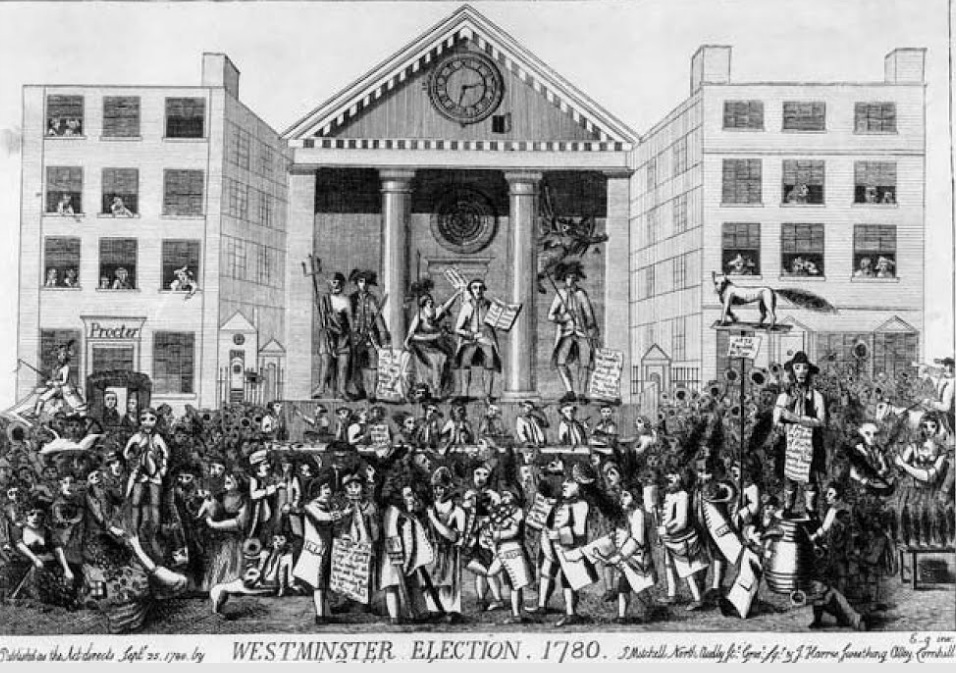 1780 Election hustings