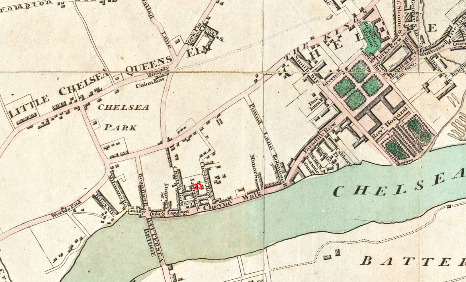 Map of Chelsea