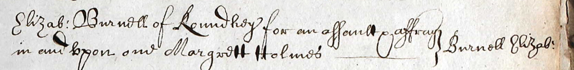 Extract from court record